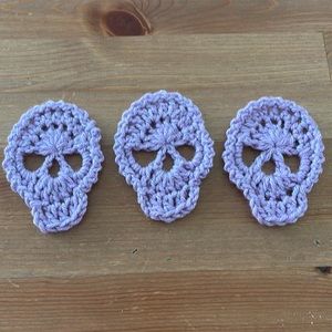 Handmade crochet coasters